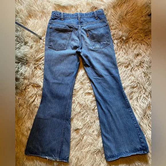 Vintage Levi's 684 orange tab elephant bell bottoms